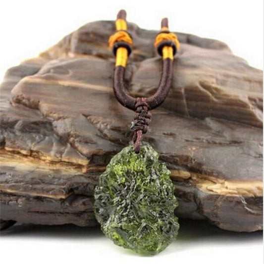 Natural Czech Meteorite Necklace