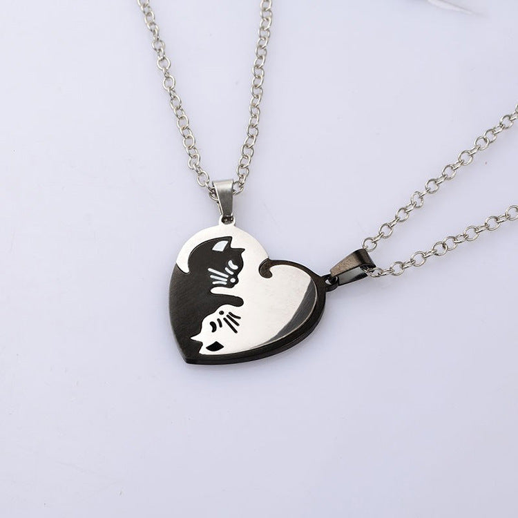 Cat Necklace Pair