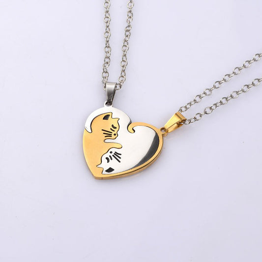 Cat Necklace Pair