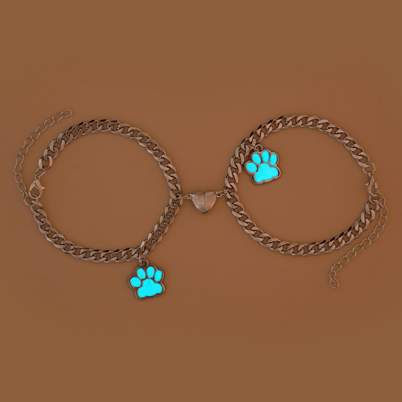 Luminous Paw Magnetic Bracelets