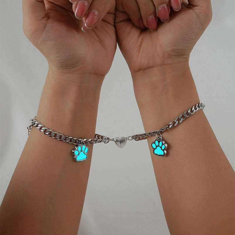 Luminous Paw Magnetic Bracelets